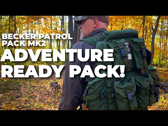 Video thumbnail for 3 Day Patrol Pack for Bushcraft & Survival - Becker Patrol Pack