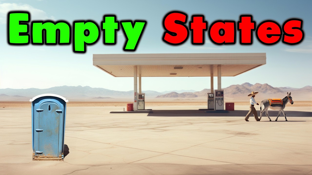 Video thumbnail for Why Half of America is Empty? - NOBODY Lives in These 10 EMPTY States