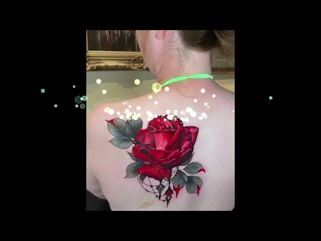 Video thumbnail for Unique flower tattoo designs for females# Tattoodeepink