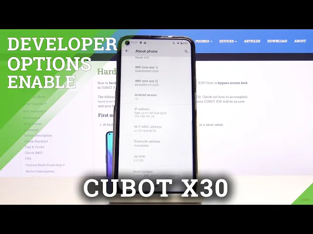 Video thumbnail for How to Enable Developer Options on CUBOT X30 – Developer Features