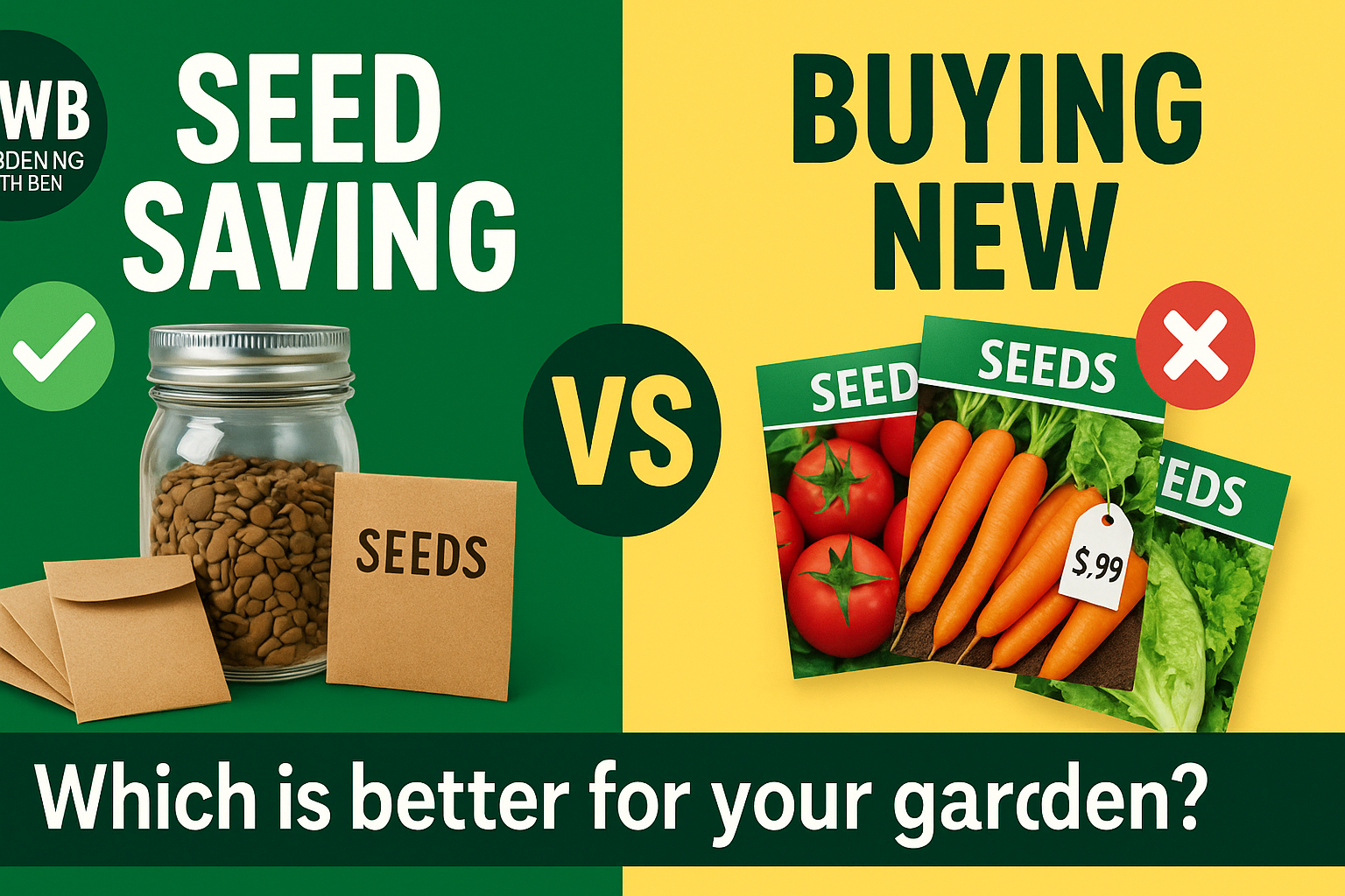 Video thumbnail for 🎥 ✅ Seed Saving vs Buying New 🌱💰 | Which Is Best for Your Garden & Allotment? 🌿✨