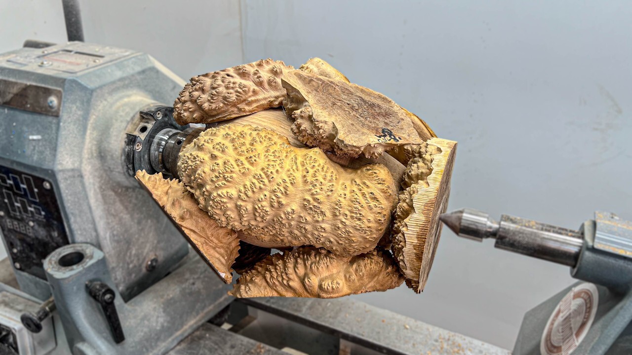 Video thumbnail for Woodturning - My biggest hybrid project