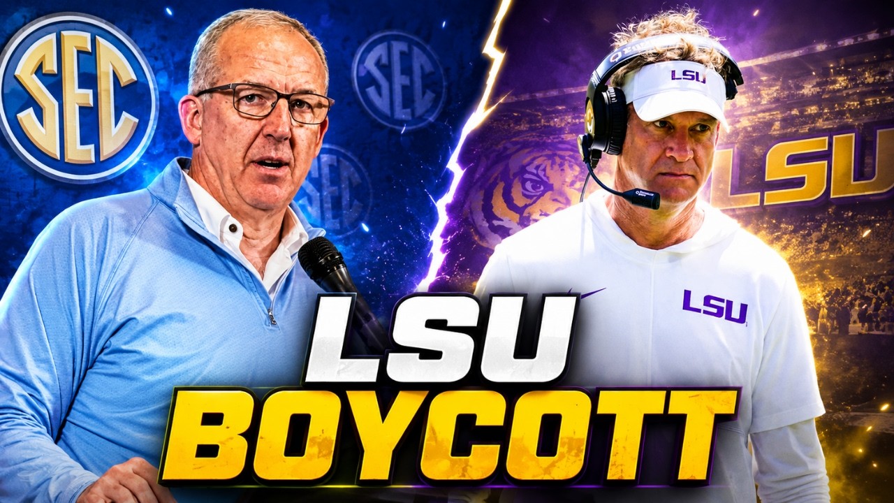 Video thumbnail for SEC Teams Threaten LSU BOYCOTT - Who's REALLY at Fault & Could LSU LEAVE the SEC?