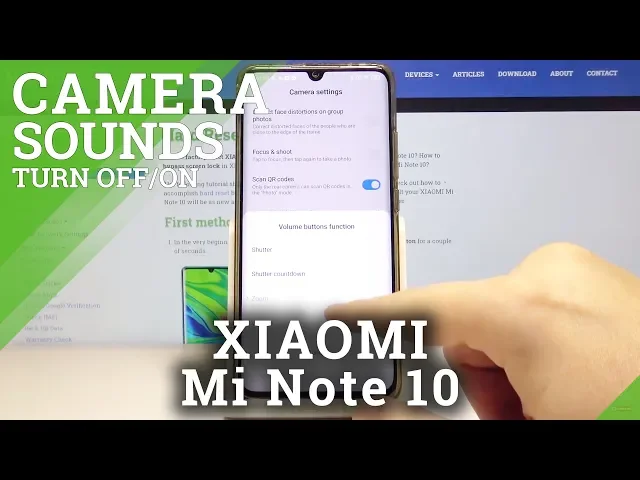 Video thumbnail for How to Use Volume Button with Camera XIAOMI Mi Note 10 – Volume Button Options