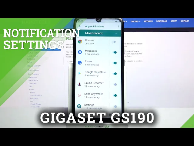 Video thumbnail for GIGASET GS190 – Turn On & Disable Apps Notifications in Settings