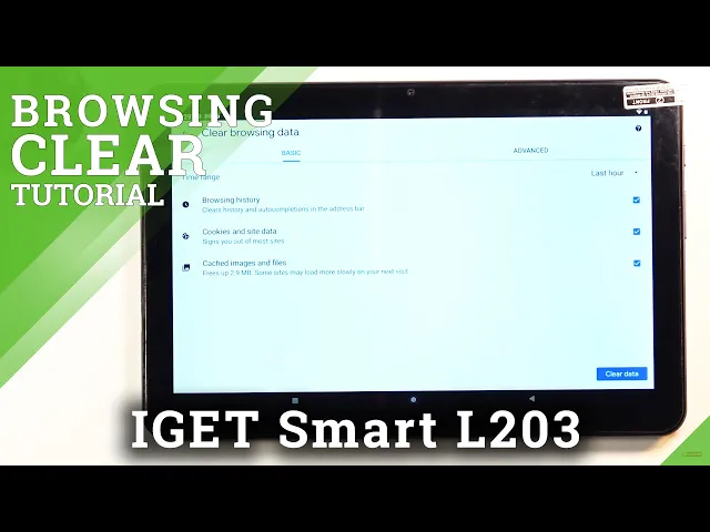 Video thumbnail for How to Delete Browser History in IGET Smart L203 – Delete Google Searches