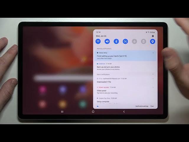 Video thumbnail for How to Turn On/Off Airplane Mode on SAMSUNG GALAXY TAB S7 FE – Flight Mode