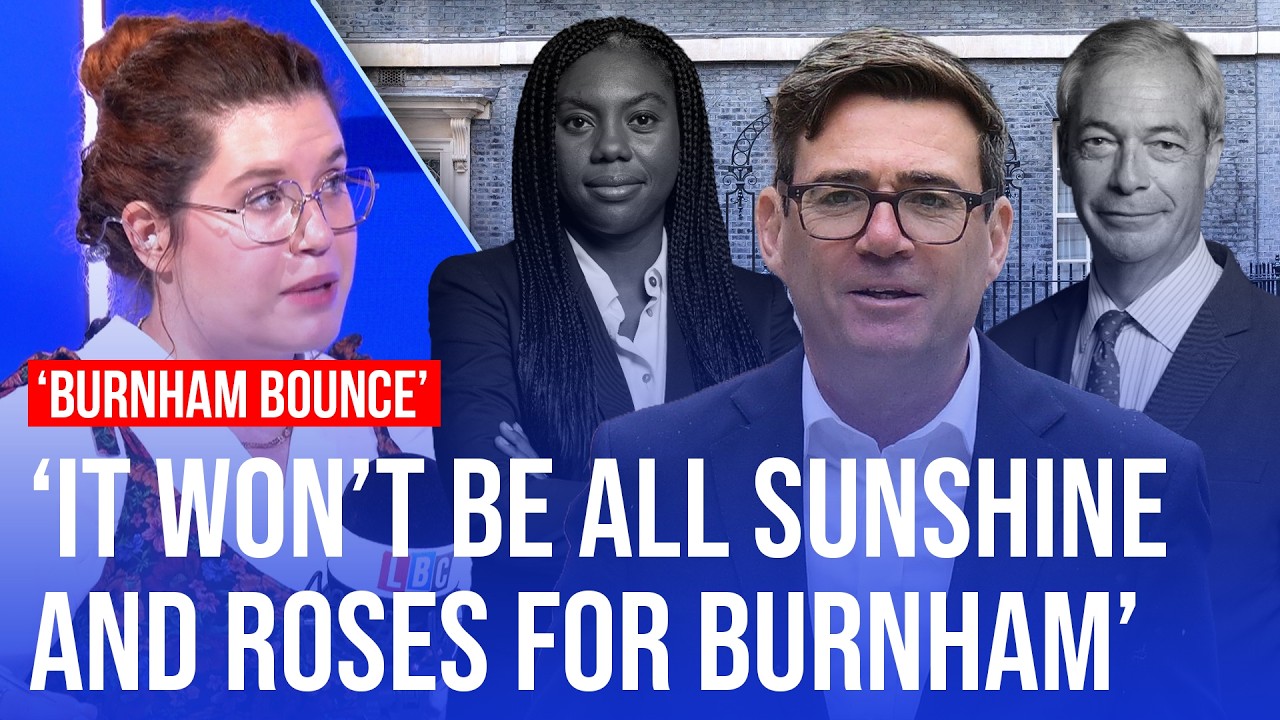 Video thumbnail for 'Burnham bounce' continues as Labour pulls four points ahead of Reform