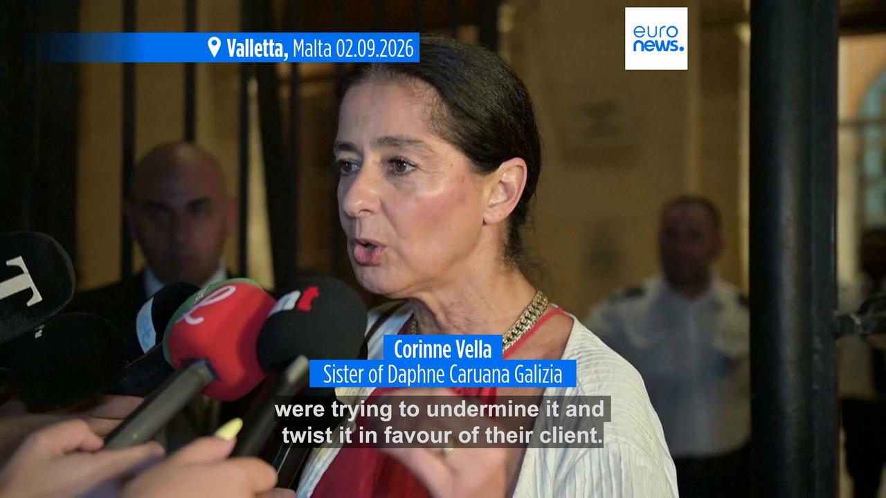 Video thumbnail for Outrage as Maltese tycoon acquitted of reporter Daphne Caruana Galizia's murder
