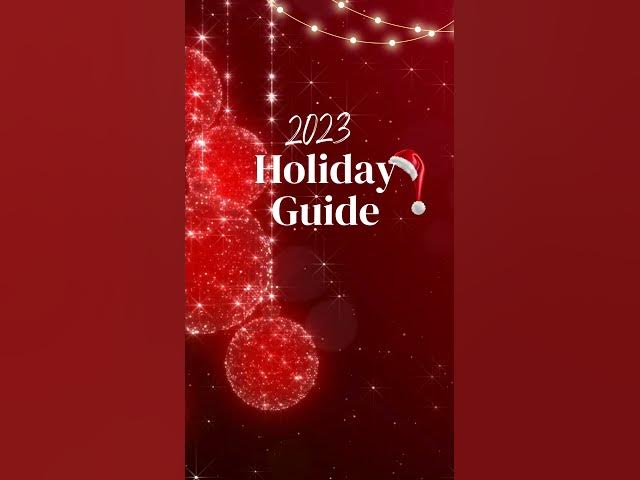 Video thumbnail for Our Gift to You: Unveiling the 2023 Holiday Guide!