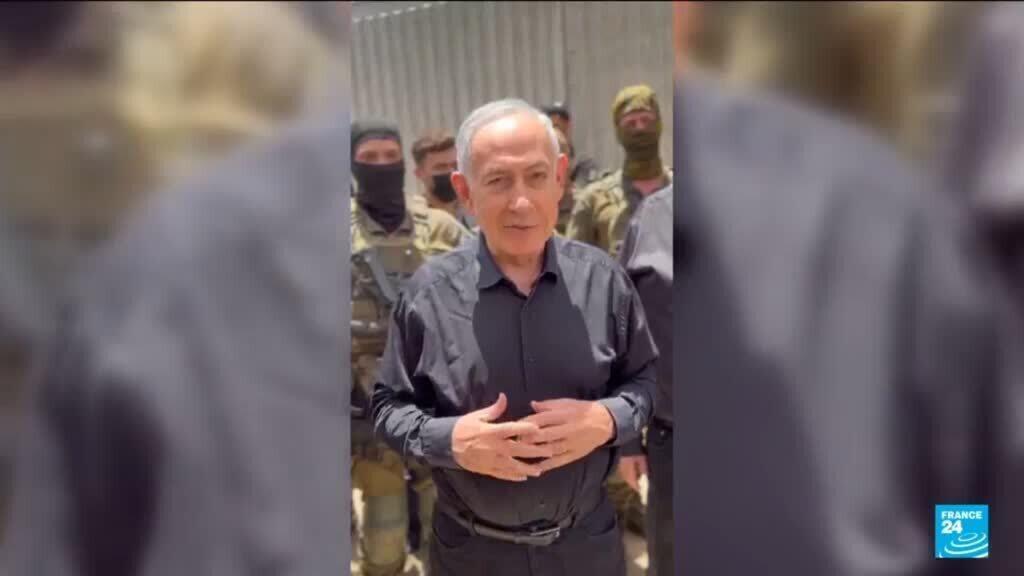 Video thumbnail for Israeli troops push deeper into Lebanon, crossing the Litani river, as talks expected