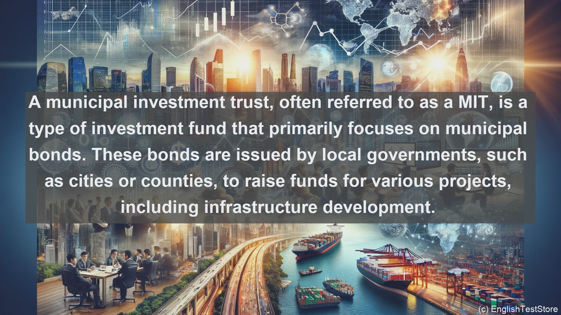 'Video thumbnail for Municipal investment trust in economics and finance'
