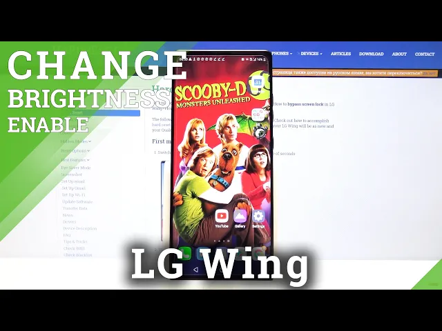 Video thumbnail for LG Wing – Adjust Display Brightness & Turn On Automatic Brightness
