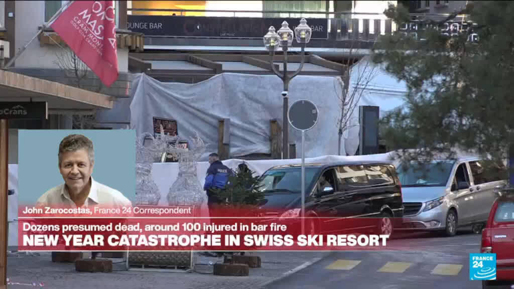 Video thumbnail for Switzerland: New Year catastrophe in Swiss ski resort