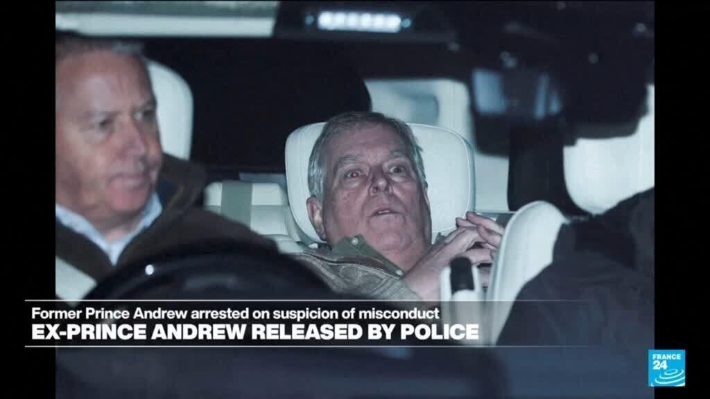 Video thumbnail for UK police say former prince Andrew 'released under investigation'