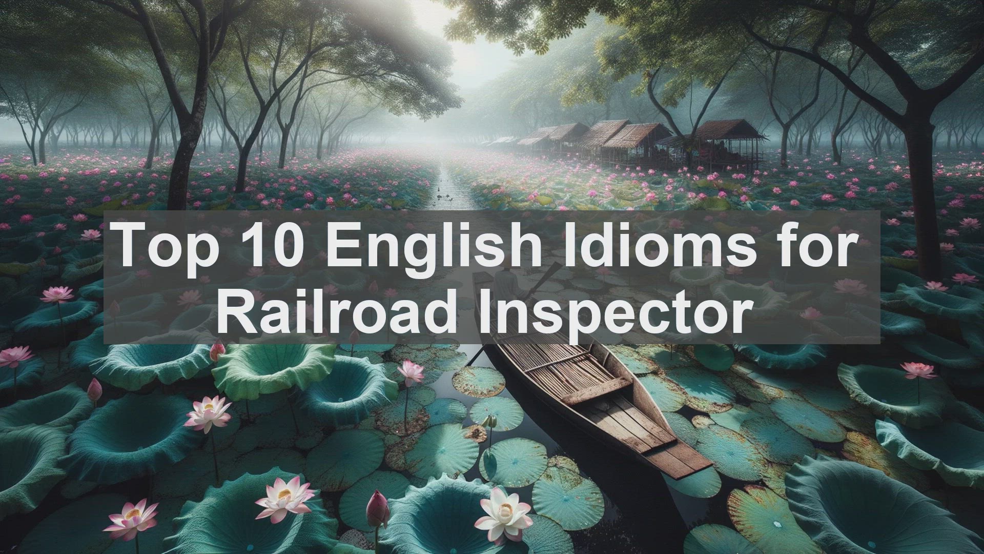 'Video thumbnail for Top 10 English Idioms for Railroad Inspector'