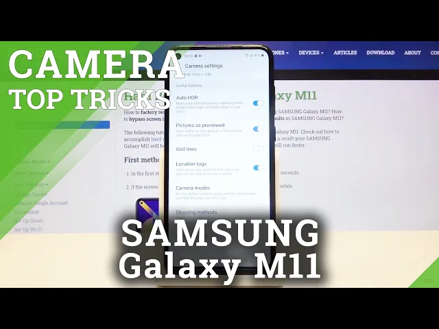 Video thumbnail for Top Tricks for SAMSUNG Galaxy M11 Camera – Best Camera Options