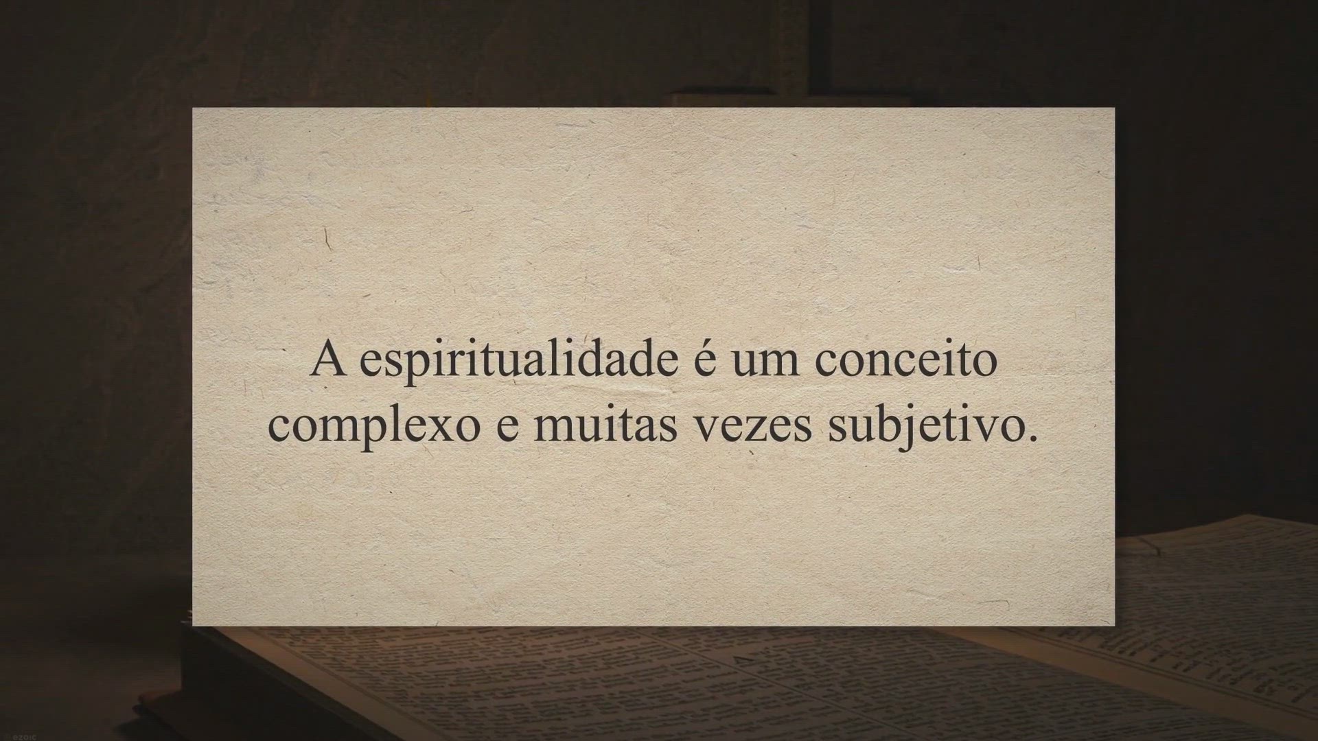 Video thumbnail for O que é a espiritualidade e como ela afeta a vida de uma pessoa?