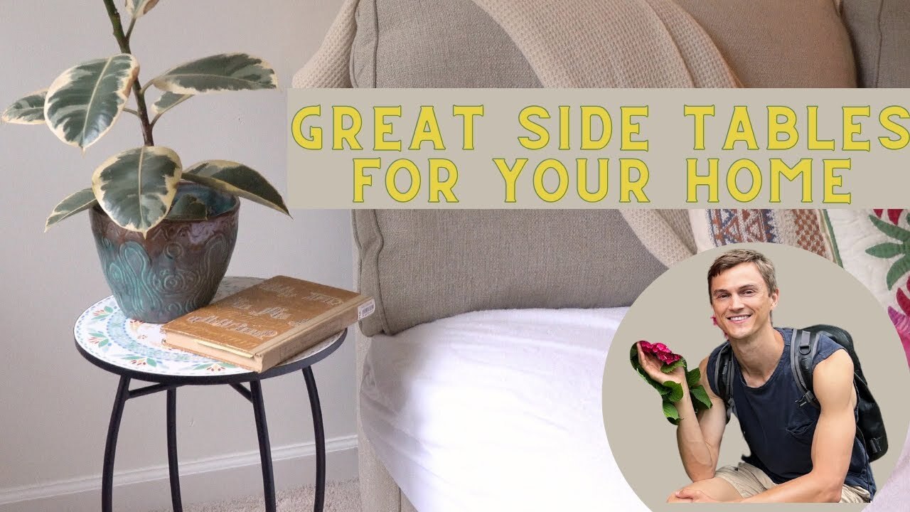 Video thumbnail for Perfect Budget Friendly Side Tables - Unboxing & Displaying - Great for Plants - Functional