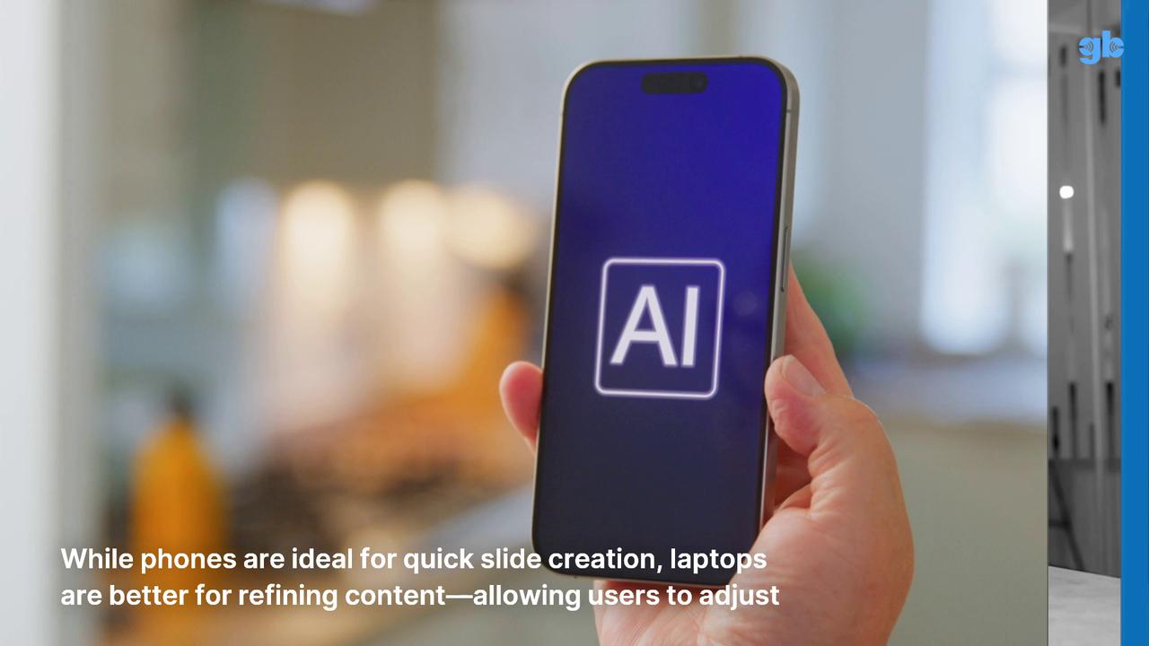 Video thumbnail for How an AI Presentation Maker Works Seamlessly Across Smart Devices