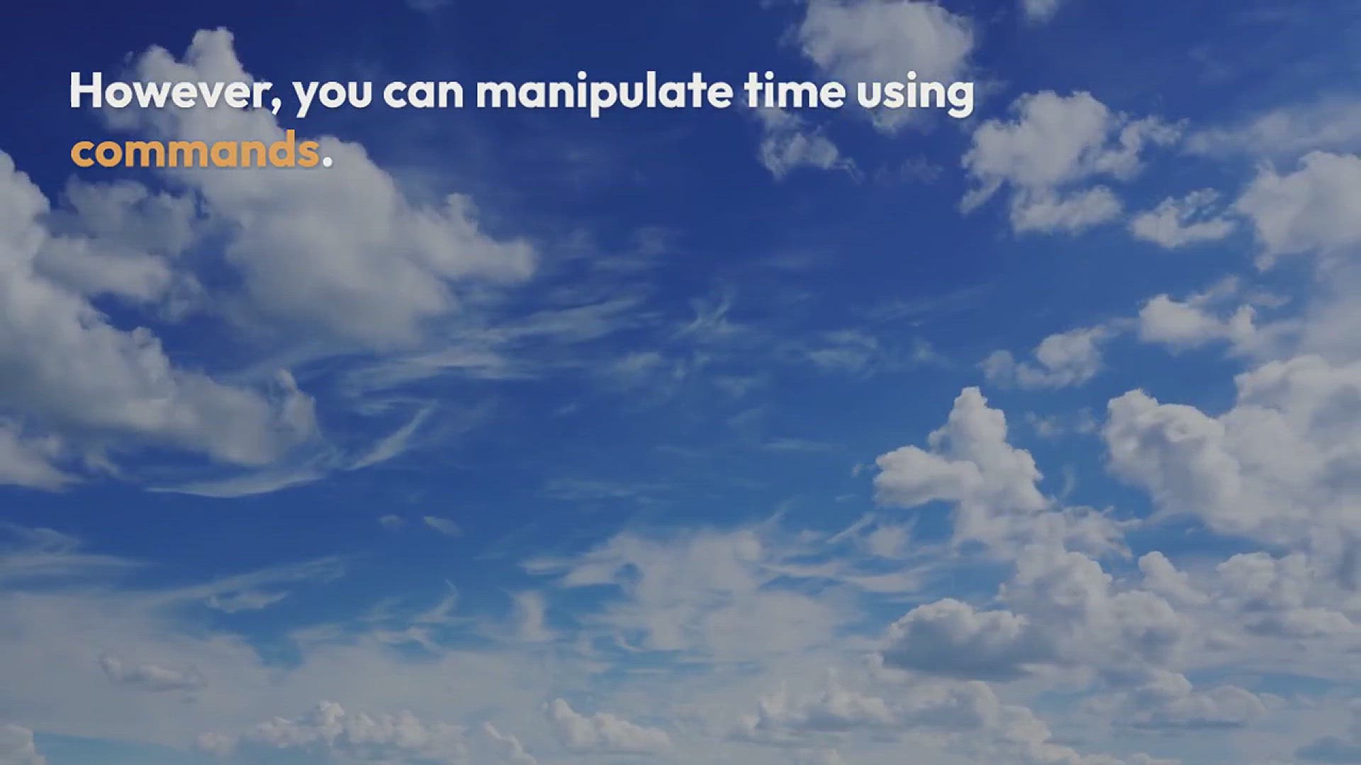 'Video thumbnail for Mastering Time Commands in Minecraft'