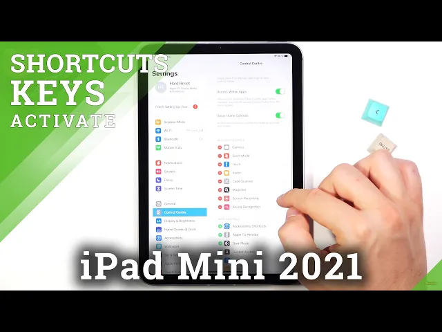 Video thumbnail for How to Adjust Control Center Shortcuts on iPad mini 2021 - Manage Screen Shortcuts