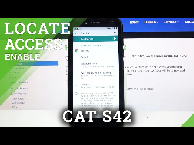 Video thumbnail for How to Enable/Disable Location of Cat S42 - Manage Device Location