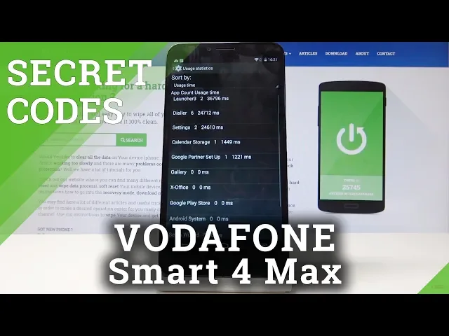 Video thumbnail for Secret Codes for Vodafone Smart 4 Max – Enable Hidden Modules