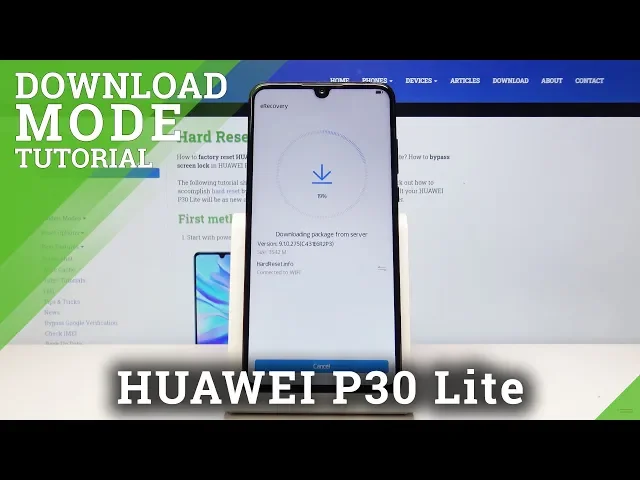 Video thumbnail for How to Enter Download Mode in HUAWEI P30 Lite – Check FRP / Update System