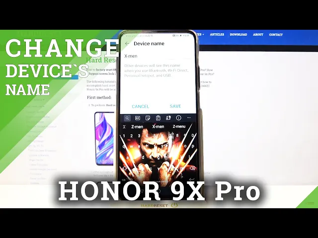 Video thumbnail for Change Device Name - HUAWEI Honor 9x Pro & Renaming Process