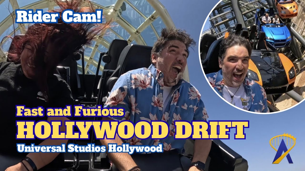 Video thumbnail for Fast and Furious Hollywood Drift Rider Cam! - Universal Studios Hollywood