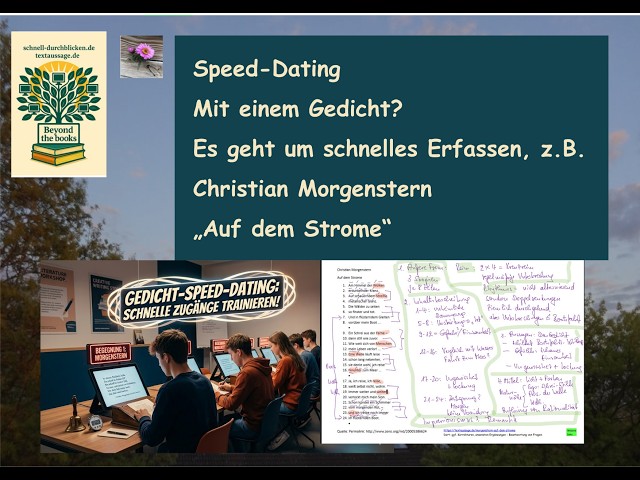 Video thumbnail for Speed-Dating: Morgenstern, „Auf dem Strome“ - schnell verstehen: Inhalt, Aussagen, Mittel, Epoche  ￼