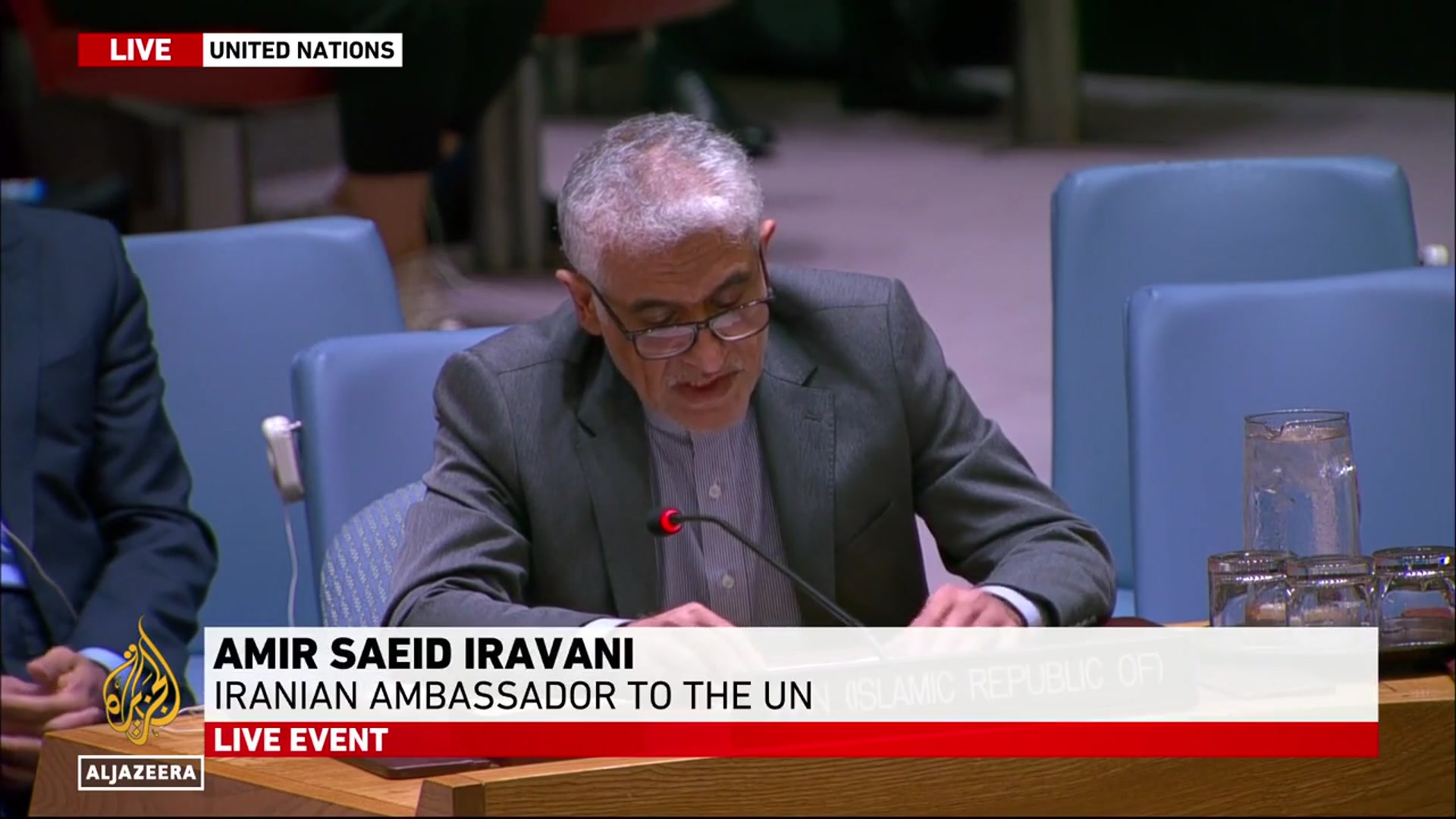 'Video thumbnail for Iran’s UN envoy speaks after sanctions-lifting resolution vote'
