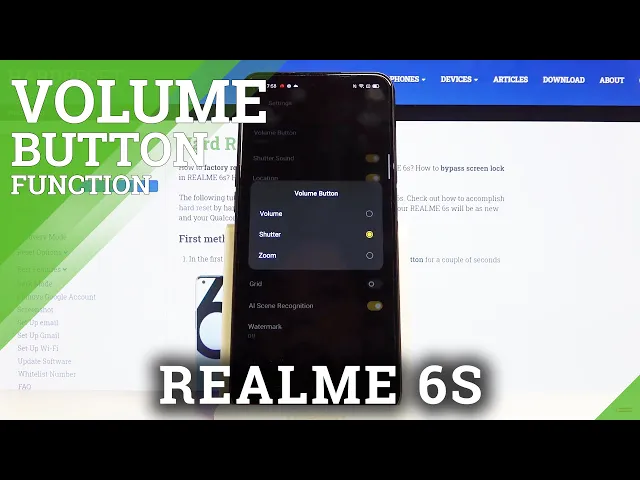 Video thumbnail for How to Change Volume Button Function in Camera in REALME 6s – Personalize Volume Keys Functions