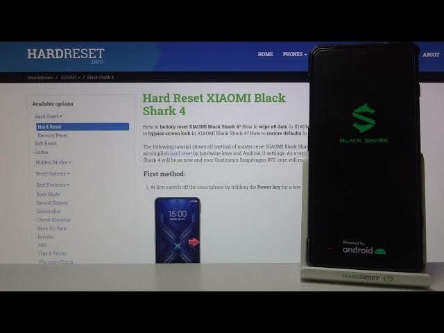 Video thumbnail for XIAOMI Black Shark 4 Boot Animation | Default Welcome Logo & Sound