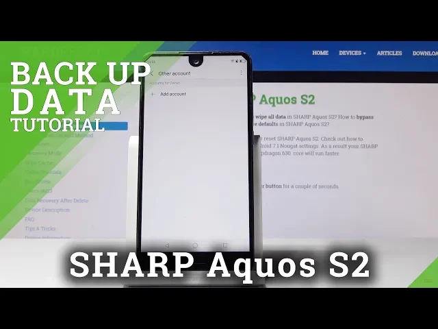Video thumbnail for How to Enable Backup Data in SHARP Aquos S2 - Create Google Backup Account