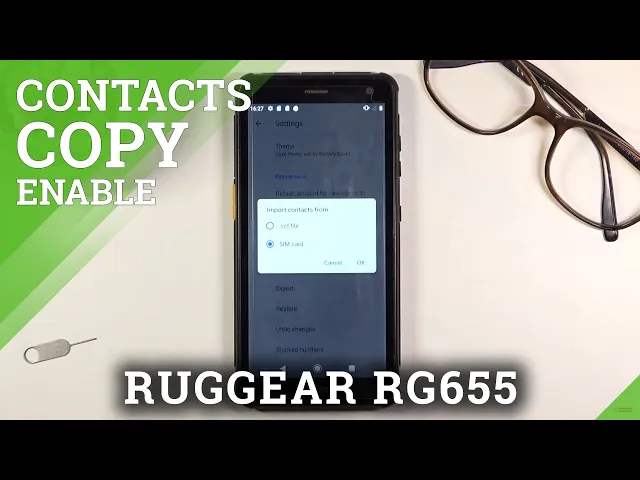 Video thumbnail for How to Copy Contacts From SIM Card to RUGGEAR RG655 Storage – Move Contacts