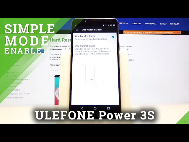 Video thumbnail for How to Activate One -Hand Mode on ULEFONE Power 3S – Using Device with One Hand