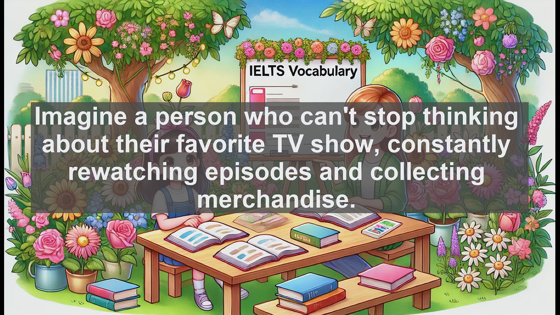 'Video thumbnail for 5000 Must Know IELTS 8.0 Vocabulary - Understanding Obsession: Meaning, Usage, and Impact'