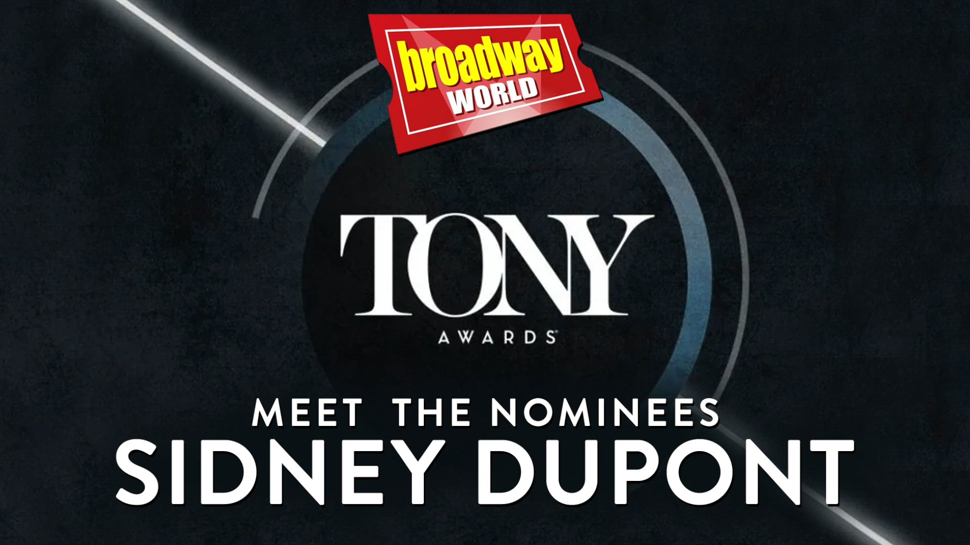 Video thumbnail for Meet the 2022 Tony Nominees: PARADISE SQUARE's Sidney DuPont