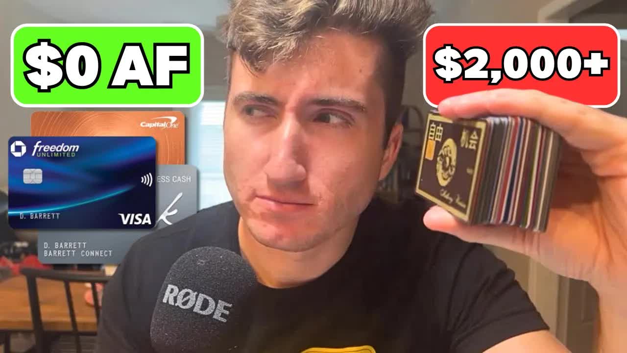 Video thumbnail for The Brutally Honest Truth About High Annual Fee Credit Cards…
