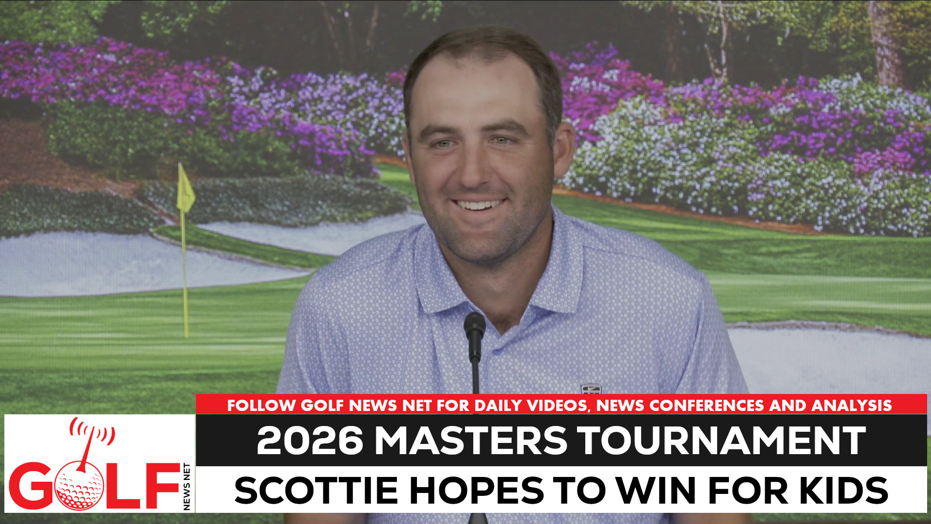 Video thumbnail for Scottie Scheffler worries about his son puking on his green jacket