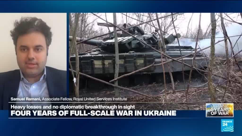 Video thumbnail for Four years of war in Ukraine: 'Time is on Ukraine’s side', argues an analyst