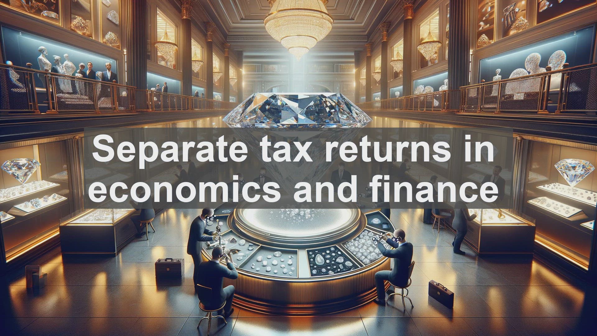 'Video thumbnail for Separate tax returns in economics and finance'