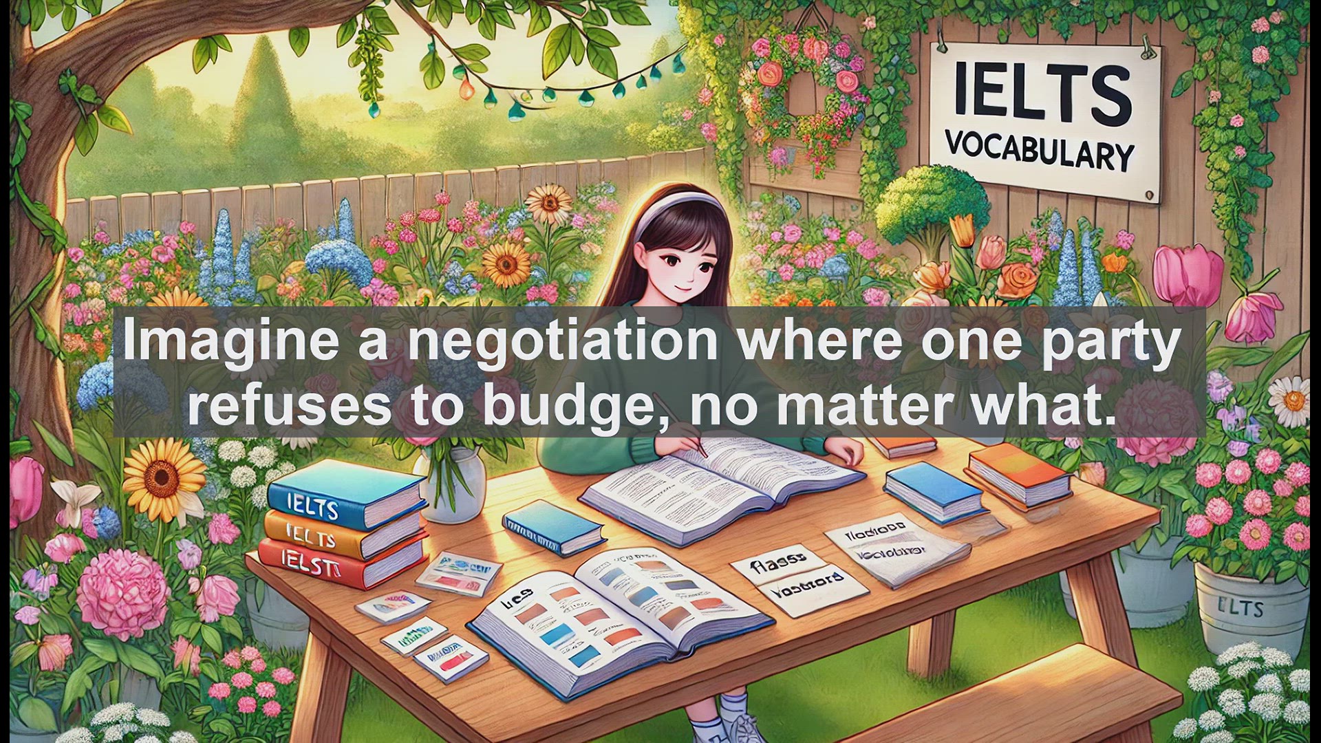 'Video thumbnail for 2000 Must Know IELTS 9.0 Vocabulary - Intransigent: Mastering a Key IELTS Vocabulary Word'