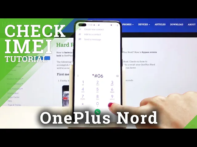 Video thumbnail for How to Check IMEI & SN in OnePlus Nord – Find IMEI Info