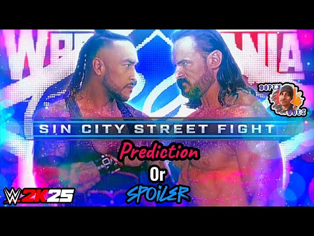 Video thumbnail for Damian Priest Vs Drew McIntyre | PREDICTION OR SPOILER | WWE 2K25