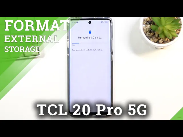 Video thumbnail for How to Format SD Card in TCL 20 Pro - Wipe All Data