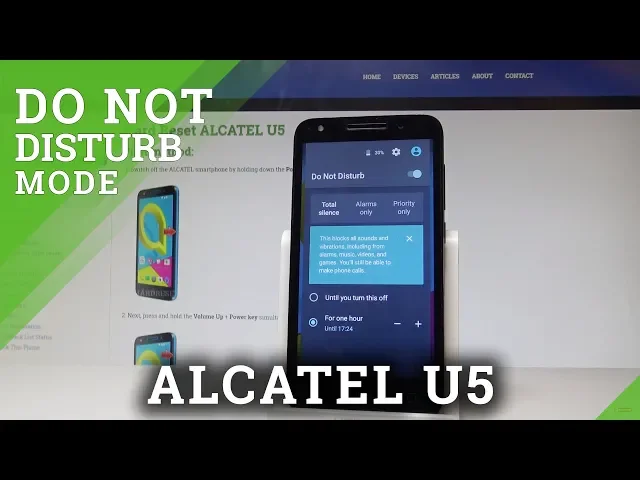 Video thumbnail for How to Enable Do Not Disturb in ALCATEL U5 |HardReset.info