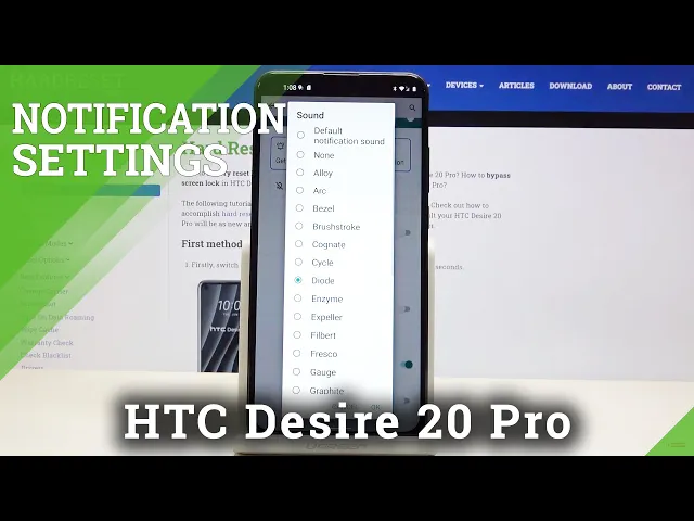 Video thumbnail for How to Change Notification Sound in HTC Desire 20 Pro – Find Notification Sound Options
